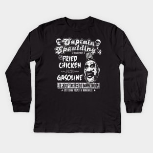 Vintage Horror Captain Spaulding Kids Long Sleeve T-Shirt